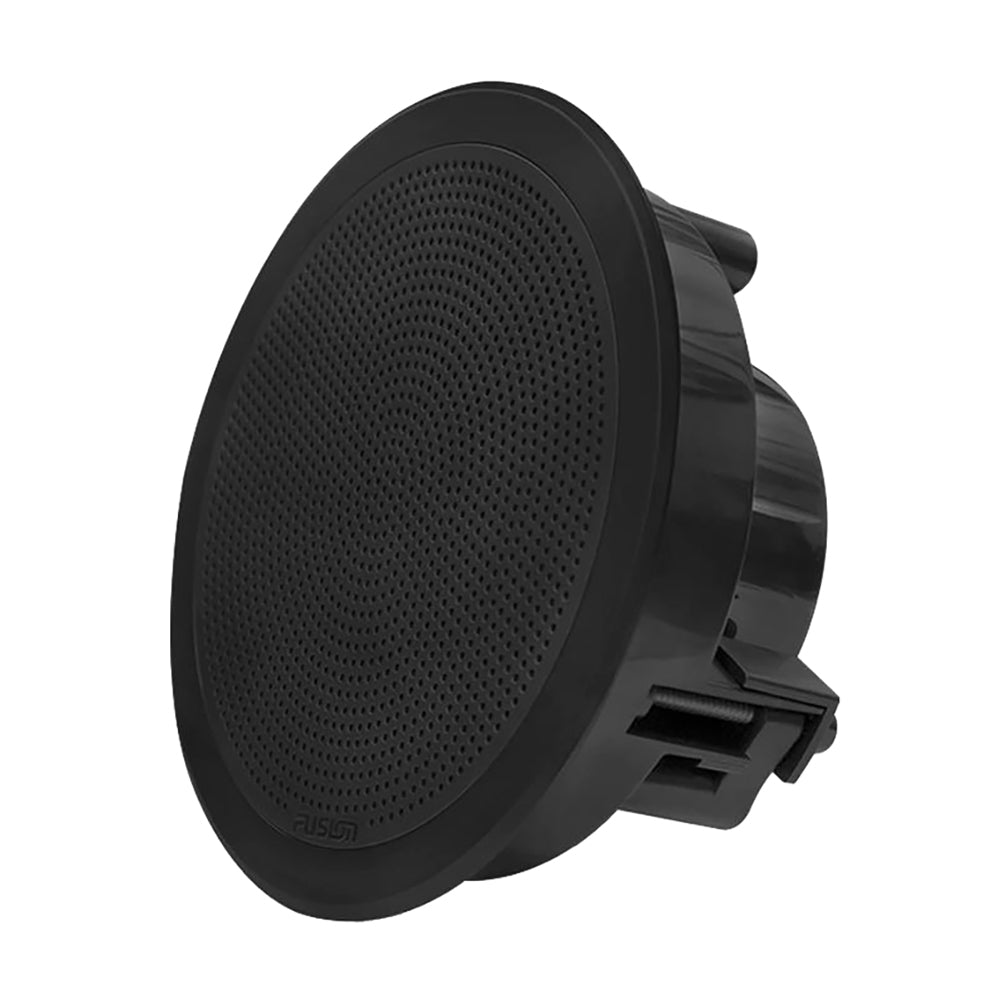 Fusion FM-F65RB FM Series 6.5" Flush Mount Round Marine Speakers - Black Grill - 120W