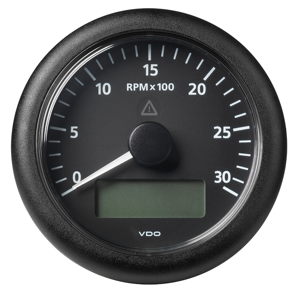 Veratron 3-3/8" (85MM) ViewLine Tachometer w/Multi-Function Display - 0 to 3000 RPM - Black Dial  Bezel