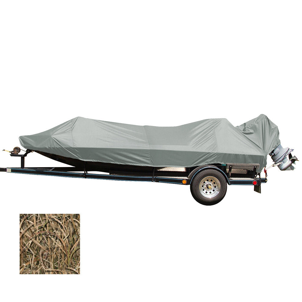 Carver Performance Poly-Guard Styled-to-Fit Boat Cover f/15.5 Jon Style Bass Boats - Shadow Grass