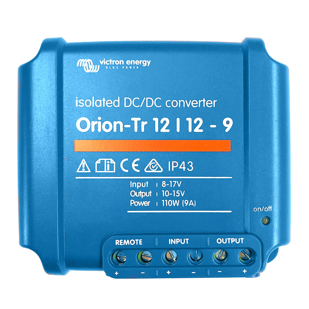 Victron Orion-TR DC-DC Converter - 12 VDC to 12 VDC - 9AMP Isolated