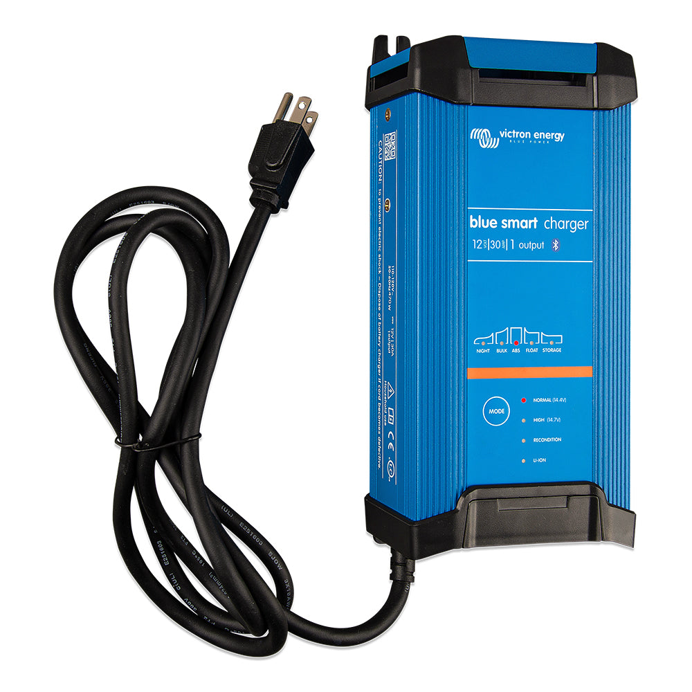 Victron Blue Smart IP22 12VDC 30A 1 Bank 120V Charger - Dry Mount