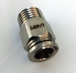 8mm 1/4NPT Pushfit Socket for UI End Cap | Rainman Watermaker