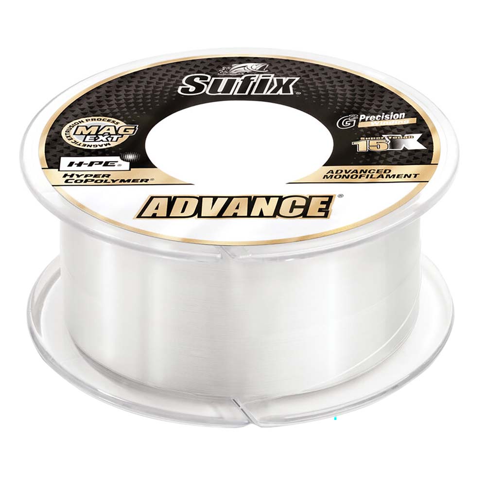 Sufix Advance Monofilament - 20lb - Clear - 330 yds