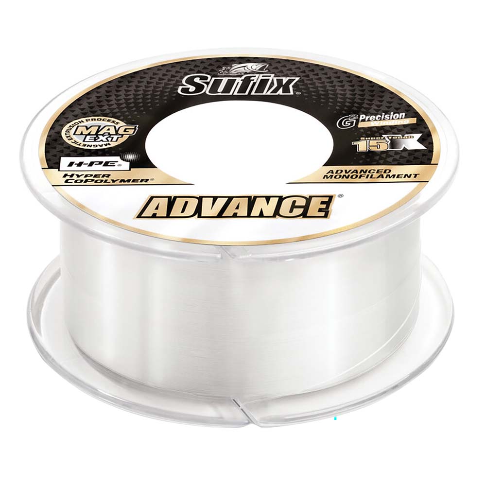Sufix Advance Monofilament - 8lb - Clear - 330 yds