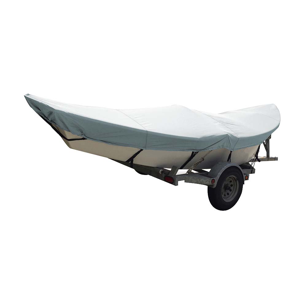 Carver Poly-Flex II Styled-to-Fit Boat Cover f/16 Drift Boats - Grey