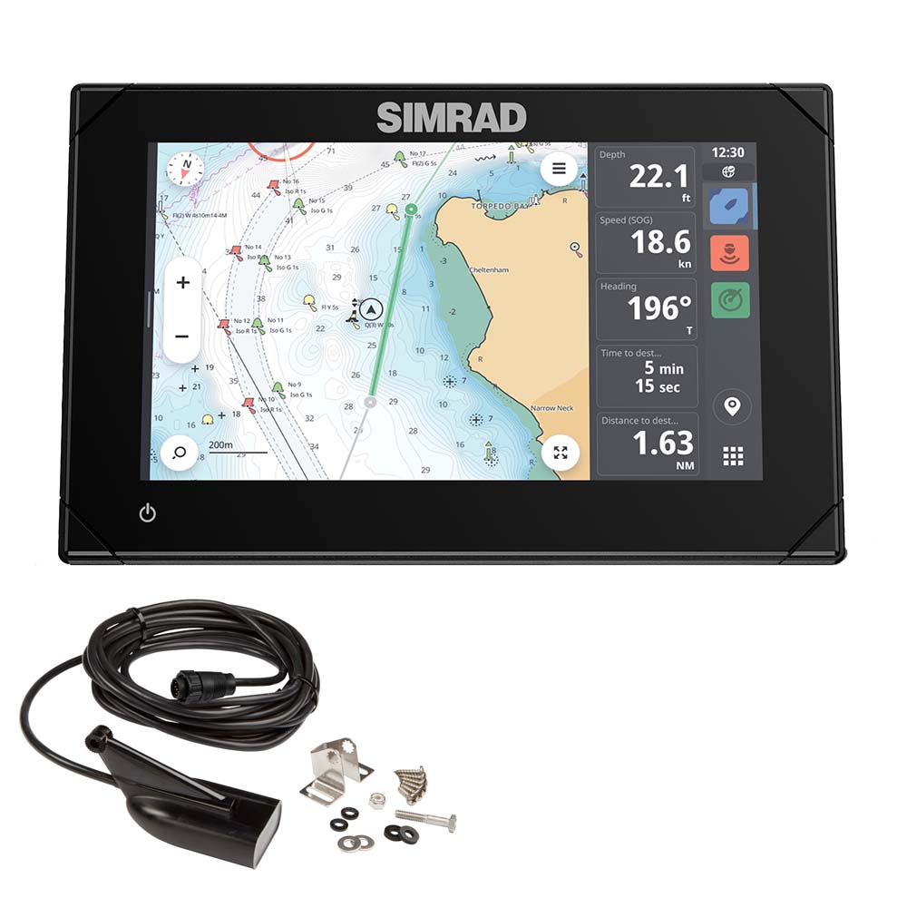 Simrad NSX 3007 7" Combo Chartplotter  Fishfinder w/HDI Transducer