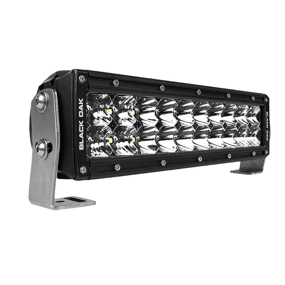 Black Oak Pro Series 3.0 Curved Double Row 10" LED Light Bar - Combo Optics - Black Housing