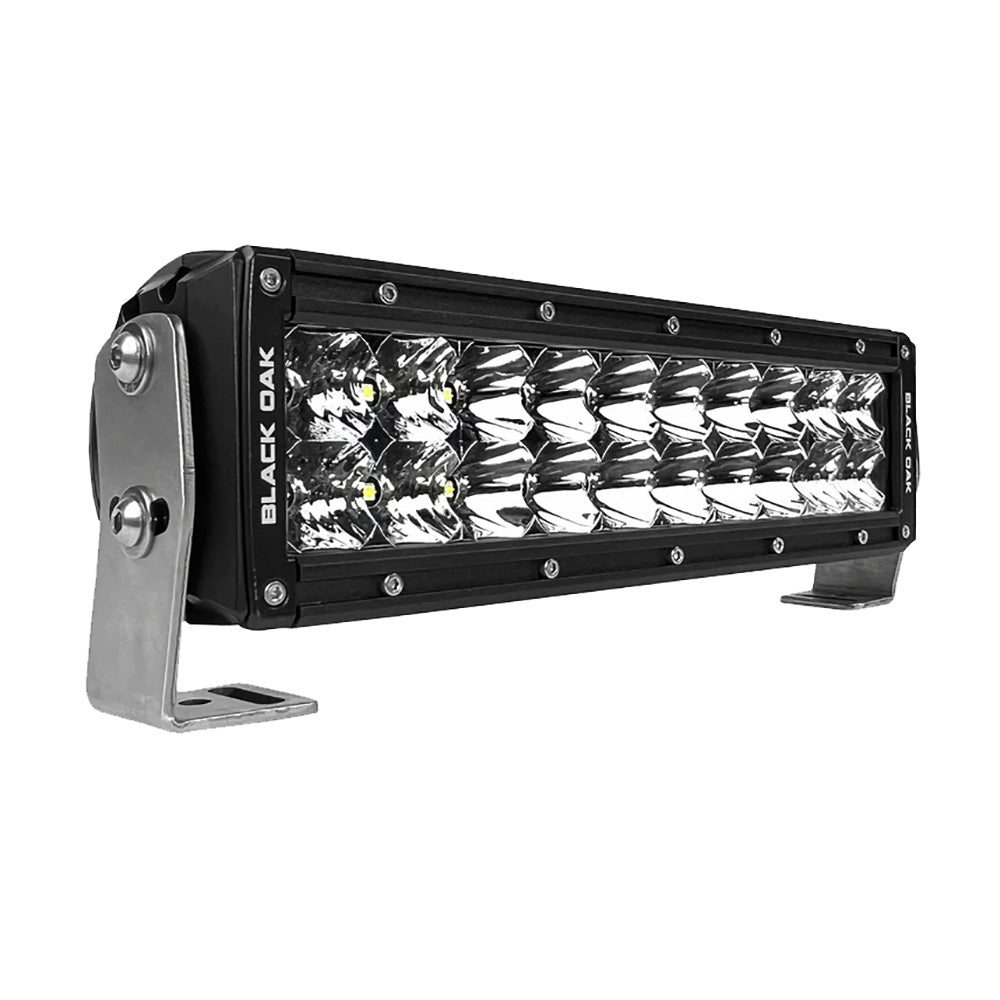 Black Oak Pro Series 3.0 Double Row 10" LED Light Bar - Combo Optics - Black Housing