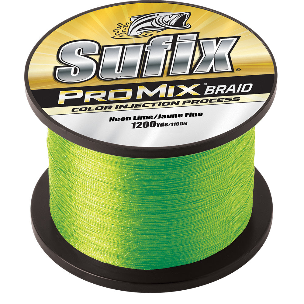 Sufix ProMix Braid - 40lb - Neon Lime - 1200 yds