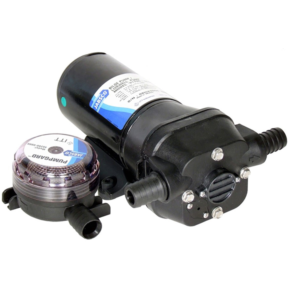 Jabsco Par-Max 4 Bilge/Shower Diaphragm Pump - 4.3GPM - 24V