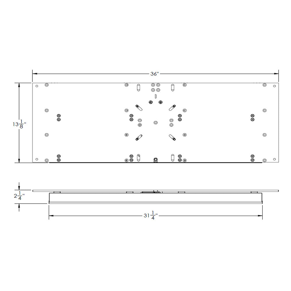 TACO 13-1/8" x 36" Electric Seat Slide