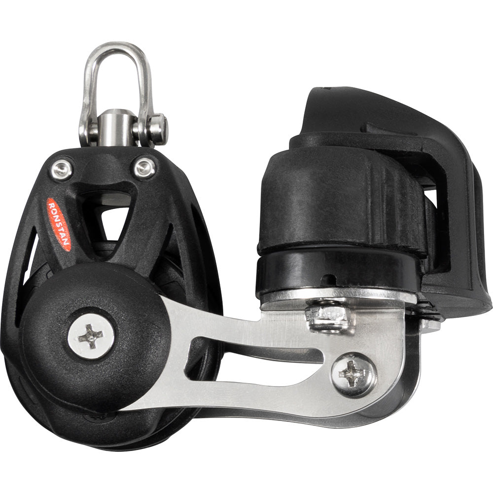Ronstan Series 40 Orbit Single BB Block w/Cleat  Swivel