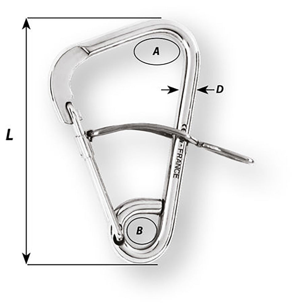 Wichard Automatic Mooring Hook - 170mm Length - 6-11/16"