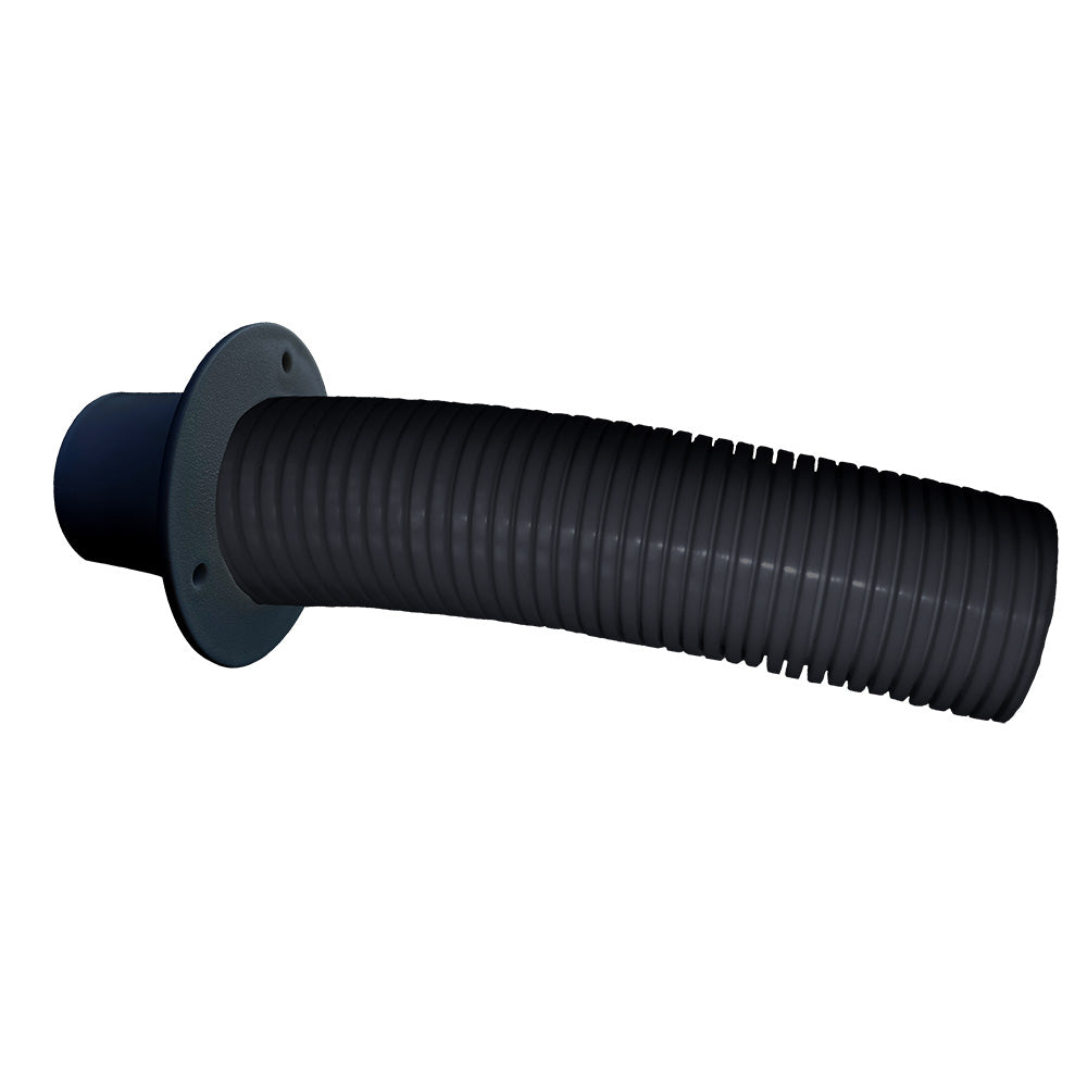 Trident Marine 4 Black Stern Flex Hose w/Transom Flange