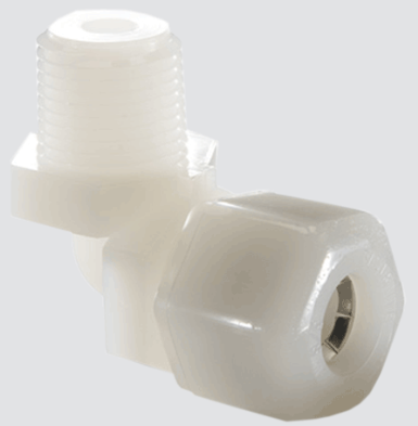 Compression Fitting Nylon Elbow 1/2 tube – 3/8 NPT | Rainman Watermakers