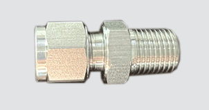 Rainman - HP Compression Fitting straight 8mm 1/4 NPT 316