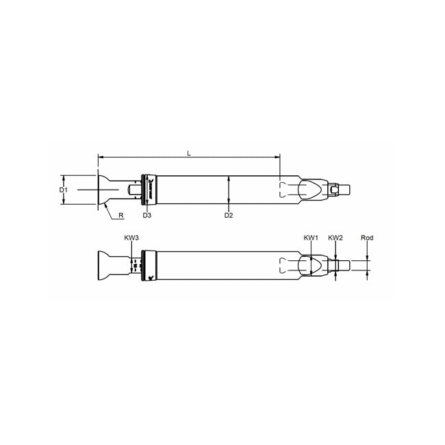 Rigging screw with ball