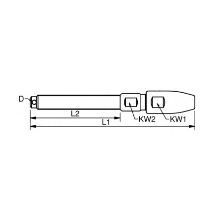 Swageless Cone Thread Terminals UNF