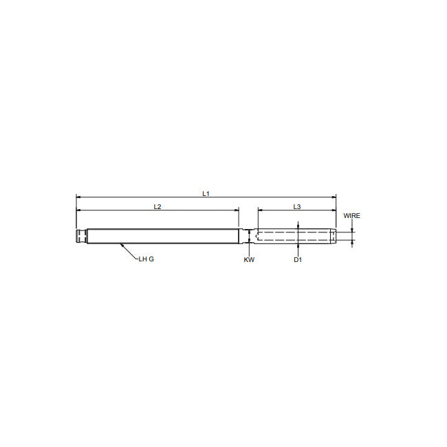 Quick race tuning QRT spare part - stud w/o screw