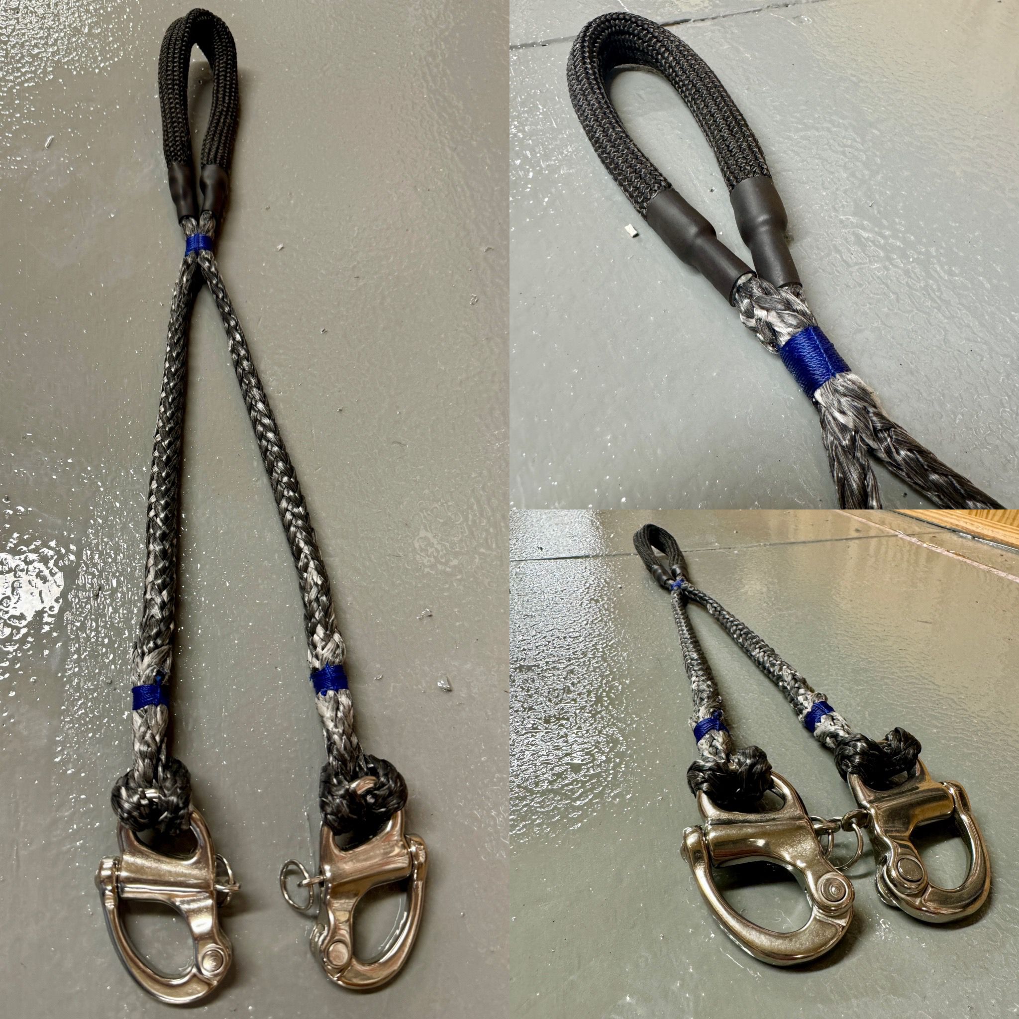 TYR Dinghy Bridle w/ Snap Shackles